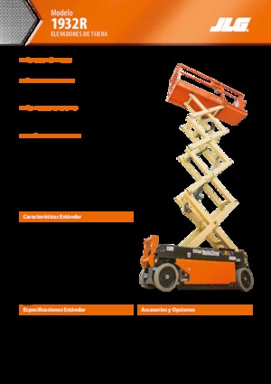 Platforme de ridicare de tip foarfecă pe roți JLG 1932R
