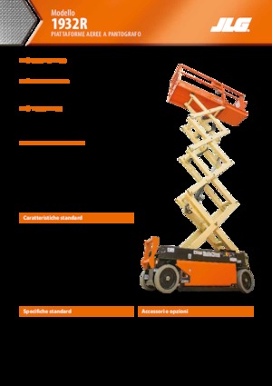 Platforme de ridicare de tip foarfecă pe roți JLG 1932R