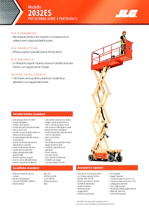 Platforme de ridicare de tip foarfecă pe roți JLG 2032ES