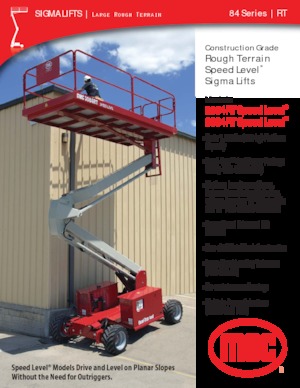 Platforme de ridicare de tip foarfecă pe roți MEC 2684RT