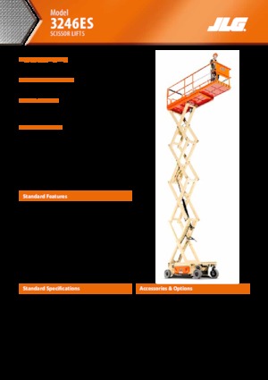 Platforme de ridicare de tip foarfecă pe roți JLG 3246ES