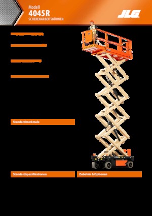 Platforme de ridicare de tip foarfecă pe roți JLG R4045 