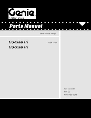 Platforme de ridicare de tip foarfecă pe roți Genie GS-2668 E