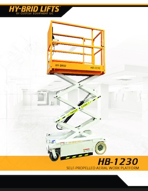Platforme de ridicare de tip foarfecă pe roți Custom Equipment HB-1230