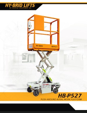 Platforme de ridicare de tip foarfecă pe roți Custom Equipment HB-P527