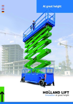Platforme de ridicare de tip foarfecă pe roți Holland-Lift HL-160 D20 4WD/P/N