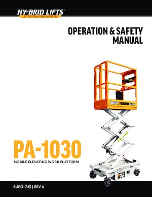 Platforme de ridicare de tip foarfecă pe roți Custom Equipment PA-1030