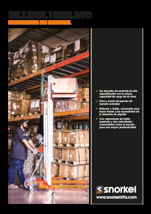 Platforme de ridicare de tip foarfecă pe roți Snorkel S3010P