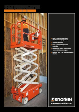 Platforme de ridicare de tip foarfecă pe roți Snorkel S3215E