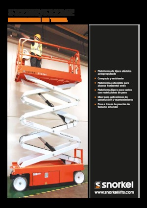 Platforme de ridicare de tip foarfecă pe roți Snorkel S3226E