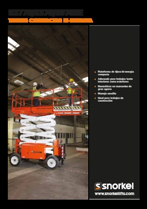 Platforme de ridicare de tip foarfecă pe roți Snorkel S3370BE