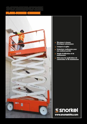 Platforme de ridicare de tip foarfecă pe roți Snorkel S4732E