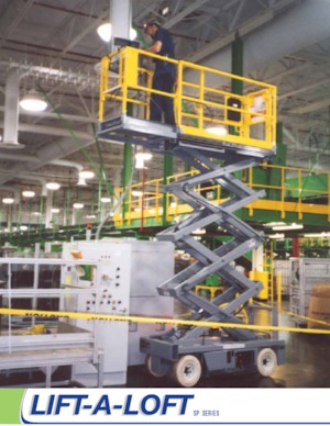 Platforme de ridicare de tip foarfecă pe roți Lift-A-Loft SPN20