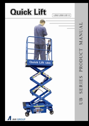 Platforme de ridicare de tip foarfecă pe roți AHI UB8