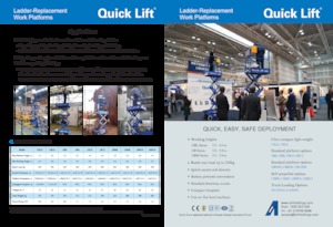 Platforme de ridicare de tip foarfecă pe roți AHI UB8