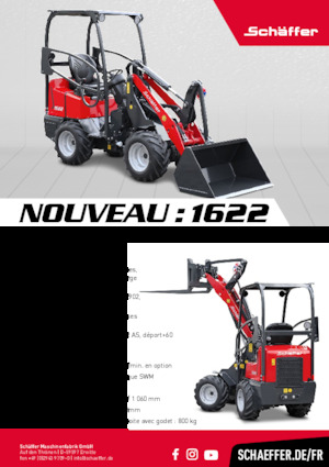Încărcătoare (pe roți, cu cupă sau furci) Schäffer 1622
