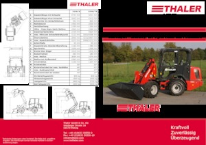 Încărcătoare (pe roți, cu cupă sau furci) Thaler 3248 T