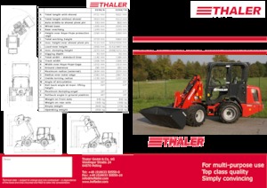 Încărcătoare (pe roți, cu cupă sau furci) Thaler 3248 T