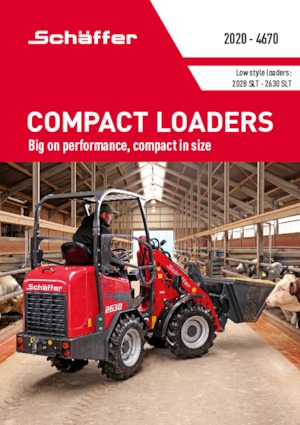 Încărcătoare (pe roți, cu cupă sau furci) Schäffer 2630 