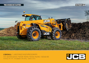 Încărcătoare (pe roți, cu cupă sau furci) JCB 532-70 AGRI Pro