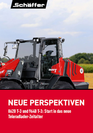 Încărcătoare (pe roți, cu cupă sau furci) Schäffer 8620 T-3