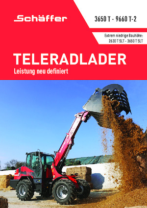 Încărcătoare (pe roți, cu cupă sau furci) Schäffer 8620 T-2