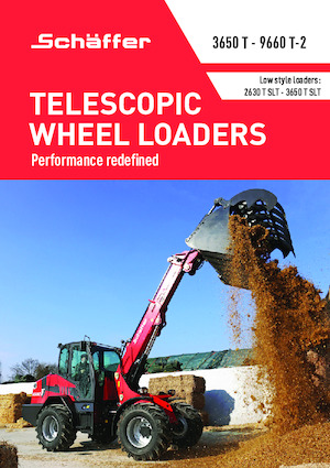 Încărcătoare (pe roți, cu cupă sau furci) Schäffer 8620 T-2