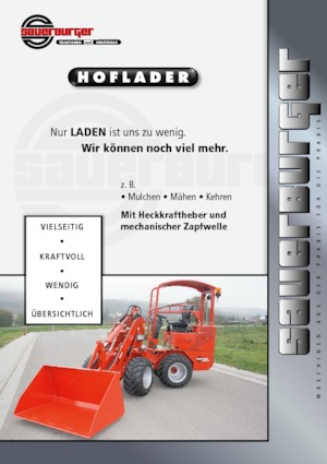 Încărcătoare (pe roți, cu cupă sau furci) Sauerburger SH 336