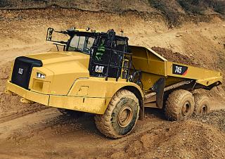 Autobasculante articulate Caterpillar 745