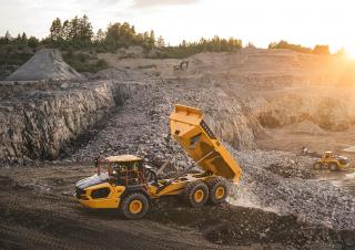 Autobasculante articulate Volvo A40