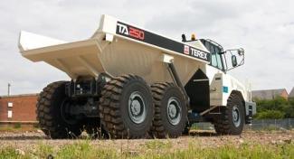 Autobasculante articulate Terex TA 250