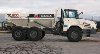 Autobasculante articulate Terex TA 300