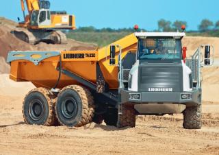 Autobasculante articulate Liebherr TA230