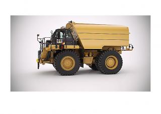 Basculante rigide Caterpillar 775G WTR Bare chassis