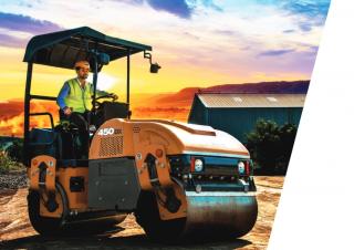 Cilindri Cilindri vibratori în tandem Case 450DX