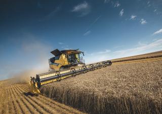Combine agricole New Holland CR8.90 Tracks+DFR