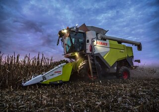 Combine agricole Claas Evion 450 Maxi    
