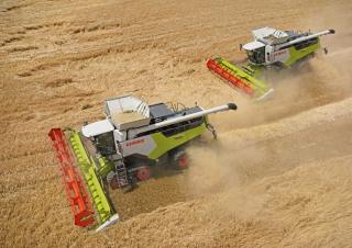 Combine agricole Claas Trion 730 Terra Trac   