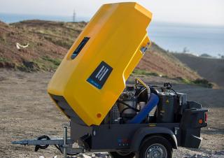 Compresoare de aer Compresoare de aer portabile - diesel, electrice, pe benzină Atlas Copco E-Air H250 VSD