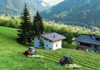Cositori cu discuri atașate pe față, fără tambur de condiționare Krone EasyCut F 320 Highland