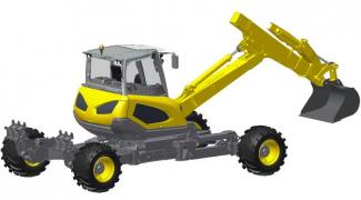 Excavatoare mobile Menzi M340