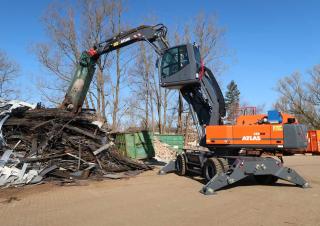 Excavatoare pe roți Atlas 350 MH