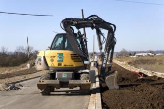 Excavatoare pe roți Mecalac 714 MW e