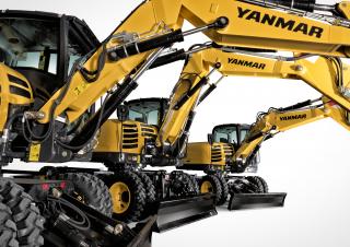 Excavatoare pe roți Yanmar B 75 Circular