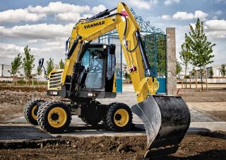 Excavatoare pe roți Yanmar B 95 MB