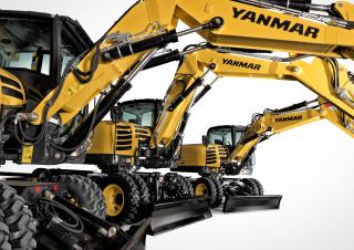 Excavatoare pe roți Yanmar B 95 MB