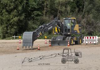 Excavatoare pe roți Volvo EW180E