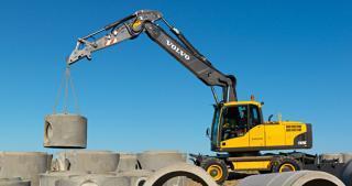 Excavatoare pe roți Volvo EW210C