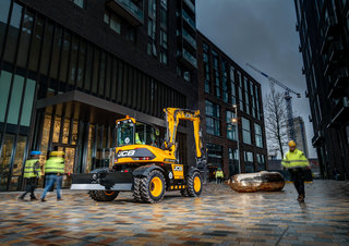 Excavatoare pe roți JCB Hydradig 110W