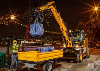 Excavatoare pe roți JCB Hydradig 110W
